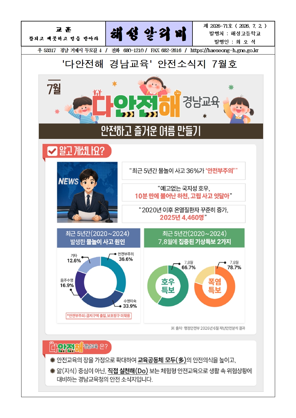 [2026-71] '다안전해 경남교육' 안전소식지 7월호001.jpg